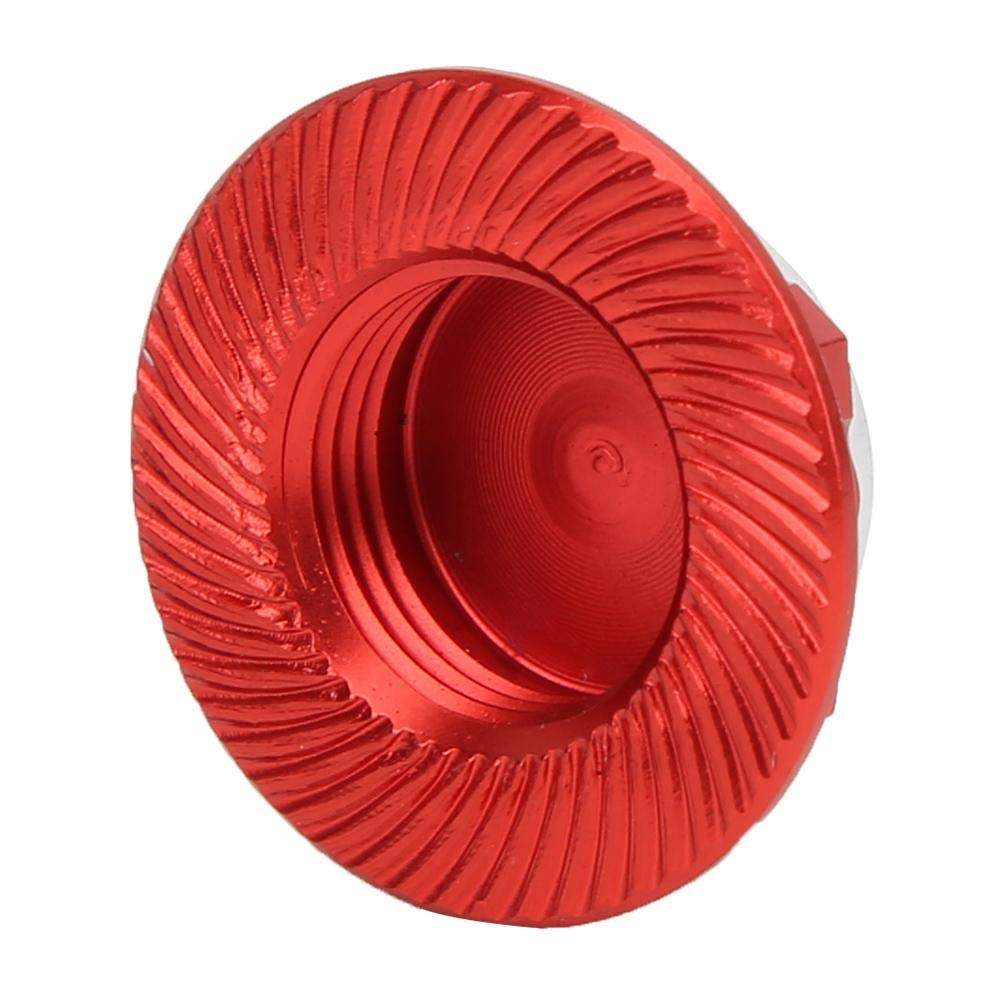 Aluminum 17mm RC Wheel Nuts M1 Thread | 8pcs Set For ARRMA, HSP, AXIAL, Redcat RC Cars (Red)