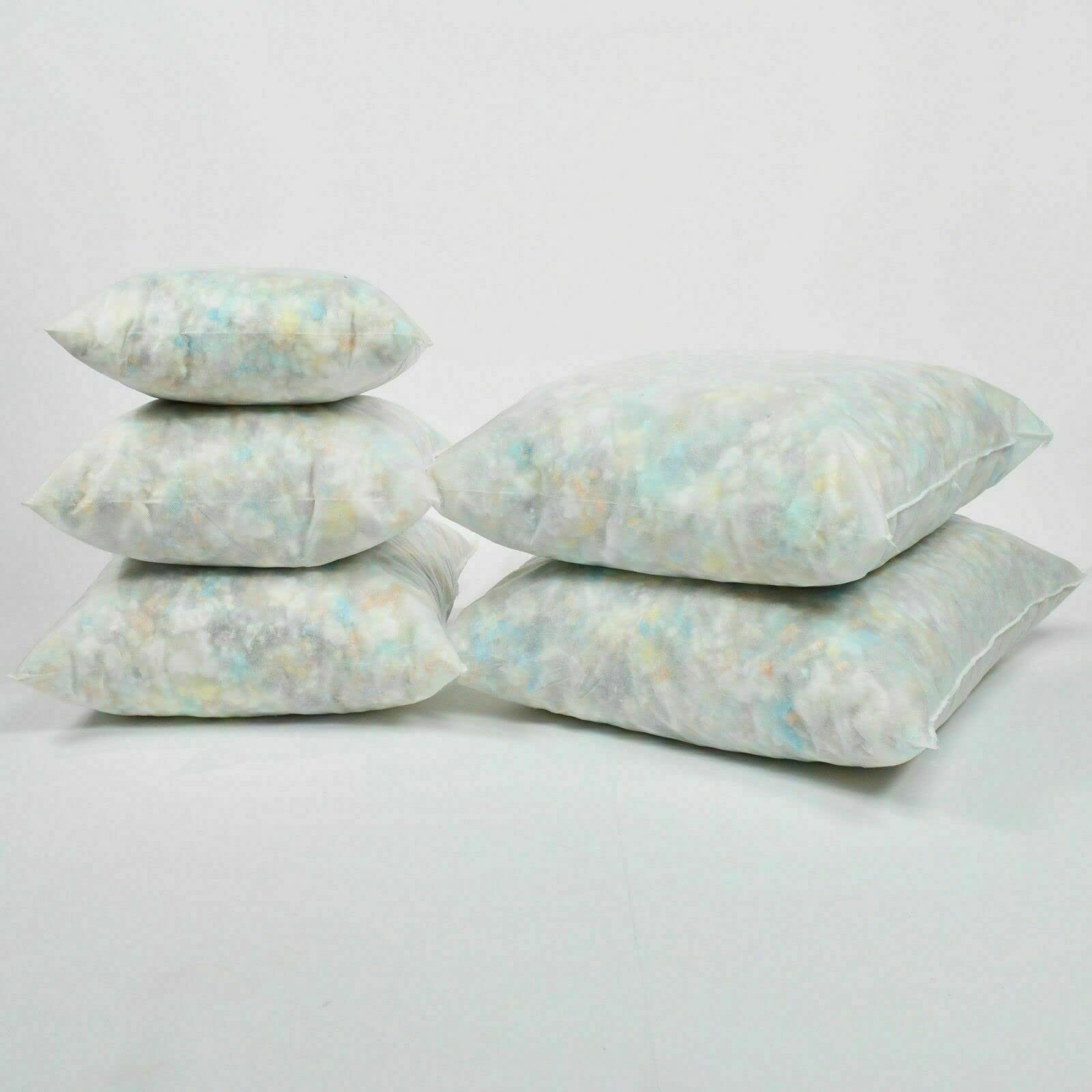 Becky Cameron Shredded Foam Crumbs Cushion Pads Pillow Flakes Filling Stuffing Rectangular inner Cushion Insert Sofa Scatters (12" x 12")