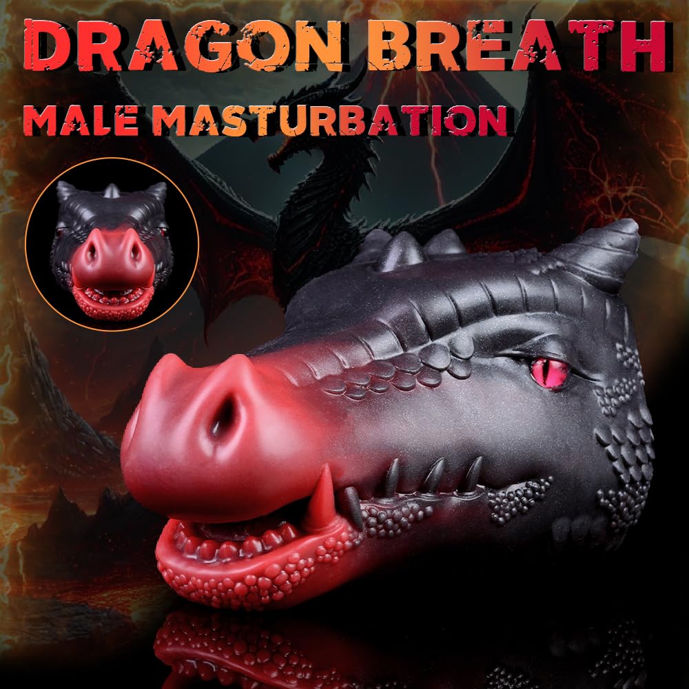 928g Realistische Monster Drachen Masturbator Groß 3D Silikon Tier Vagina Masturbator Cup Männer Solo Taschenmuschi Erotik Fantasy Sex Spielzeug