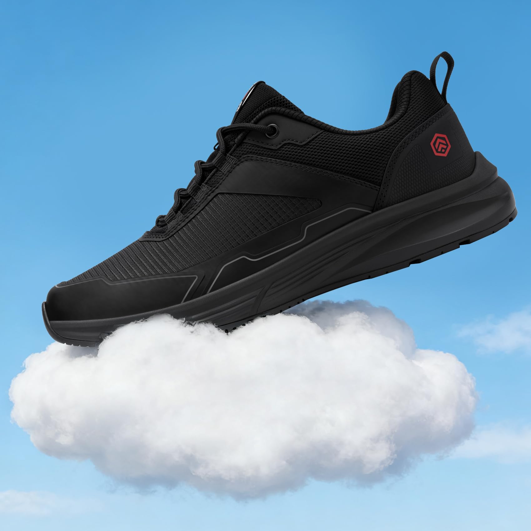 LARNMERN Zapatos Antideslizantes Hombre Zapatillas de Cocina Hombre Zapatos Hosteleria Transpirable Zapatillas Antideslizante Cocina Camarero Sanitario Moda Informal