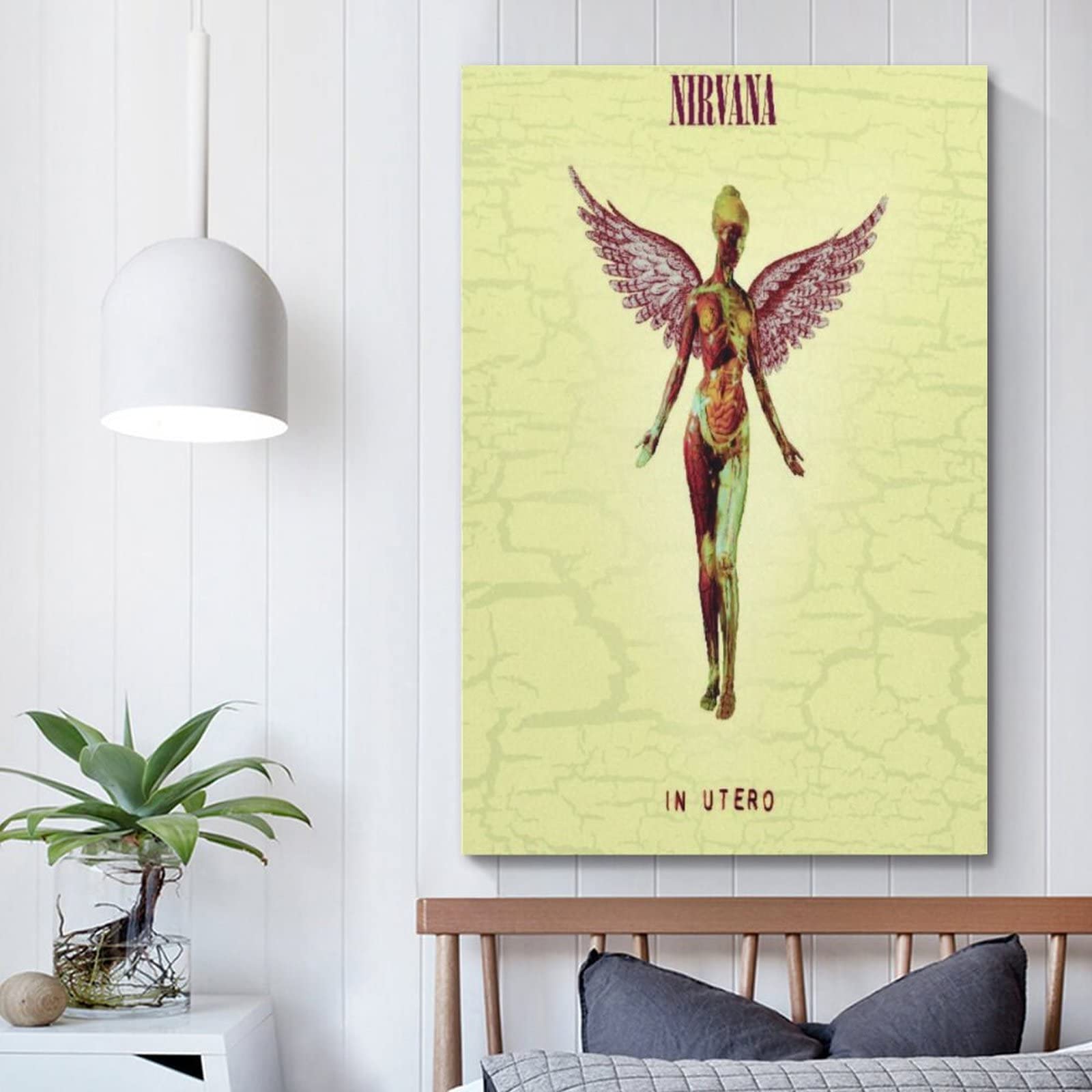 Wandbild Nirvana Poster 20x30cm - Wasserfest, Hochauflösend, Ungerahmt