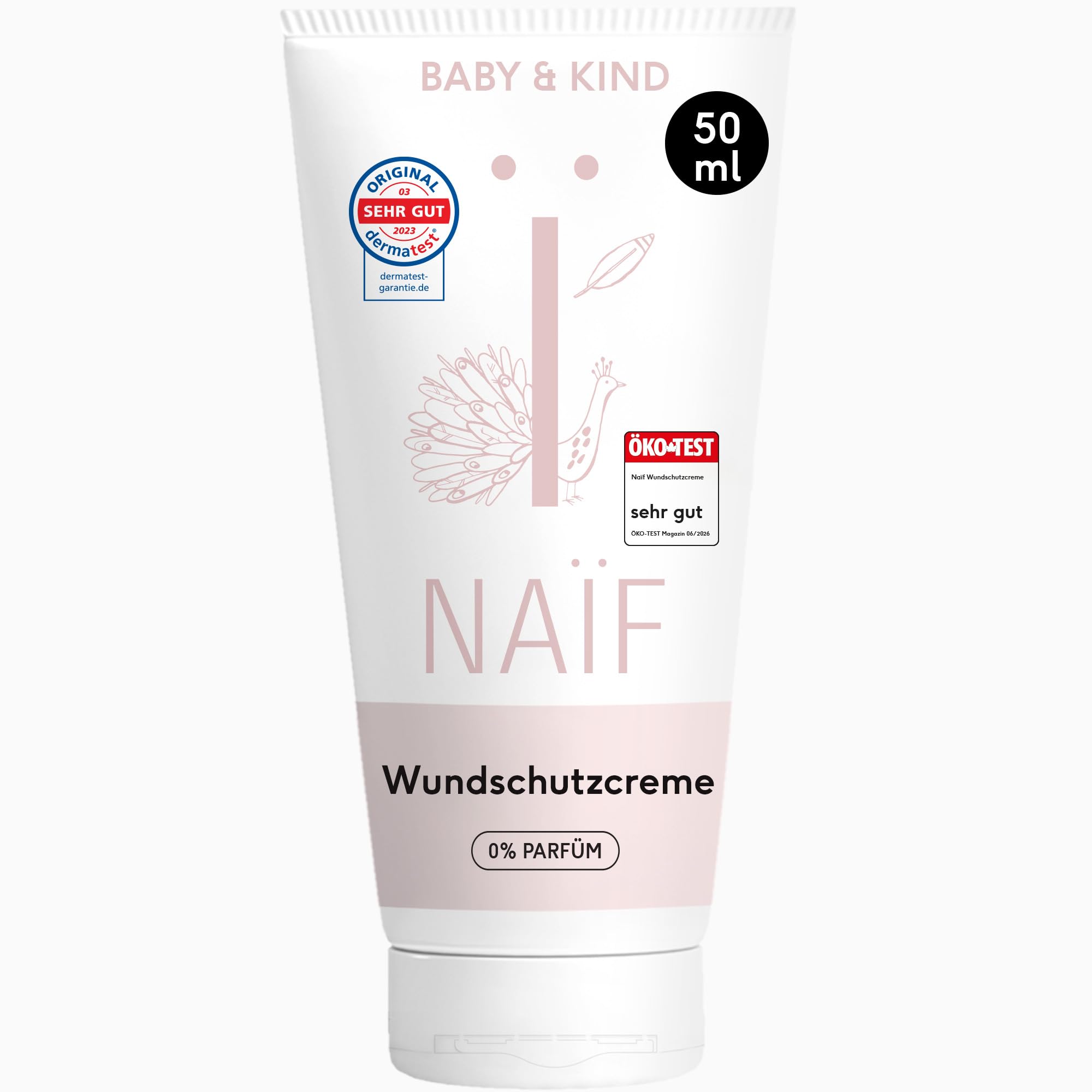 Naïf Crema Cambio Pannolino Zinco 50 ml Protezione Irritazioni Neonati Bambini