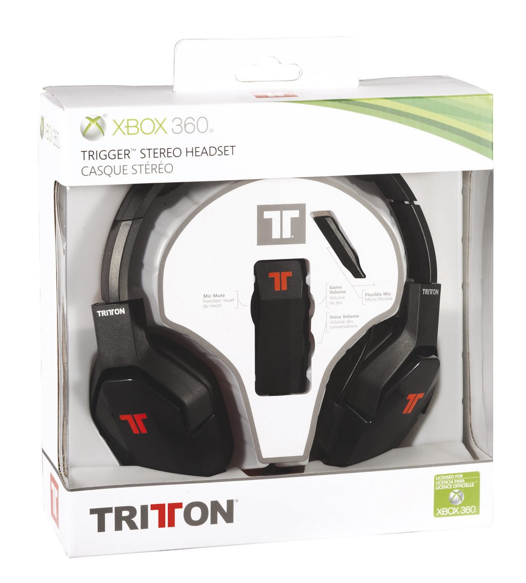TRITTON Trigger Casque Gaming Stéréo officiel Xbox 360 - compatible Xbox 360