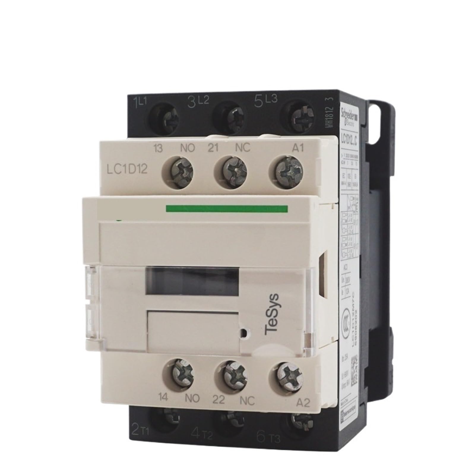 YWZVBSDCS 3-ploe contactors-Motor AC-3 LC1D12*7C AC24V-380V 12A 50/60HZ(LC1D12M7C 220V 230V)