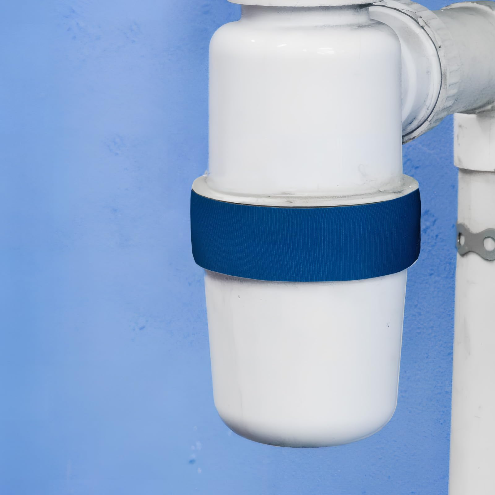BESPORTBLE 3 Rouleaux Ruban Adhésif de Canalisation Bleu, 50mm X 5m,