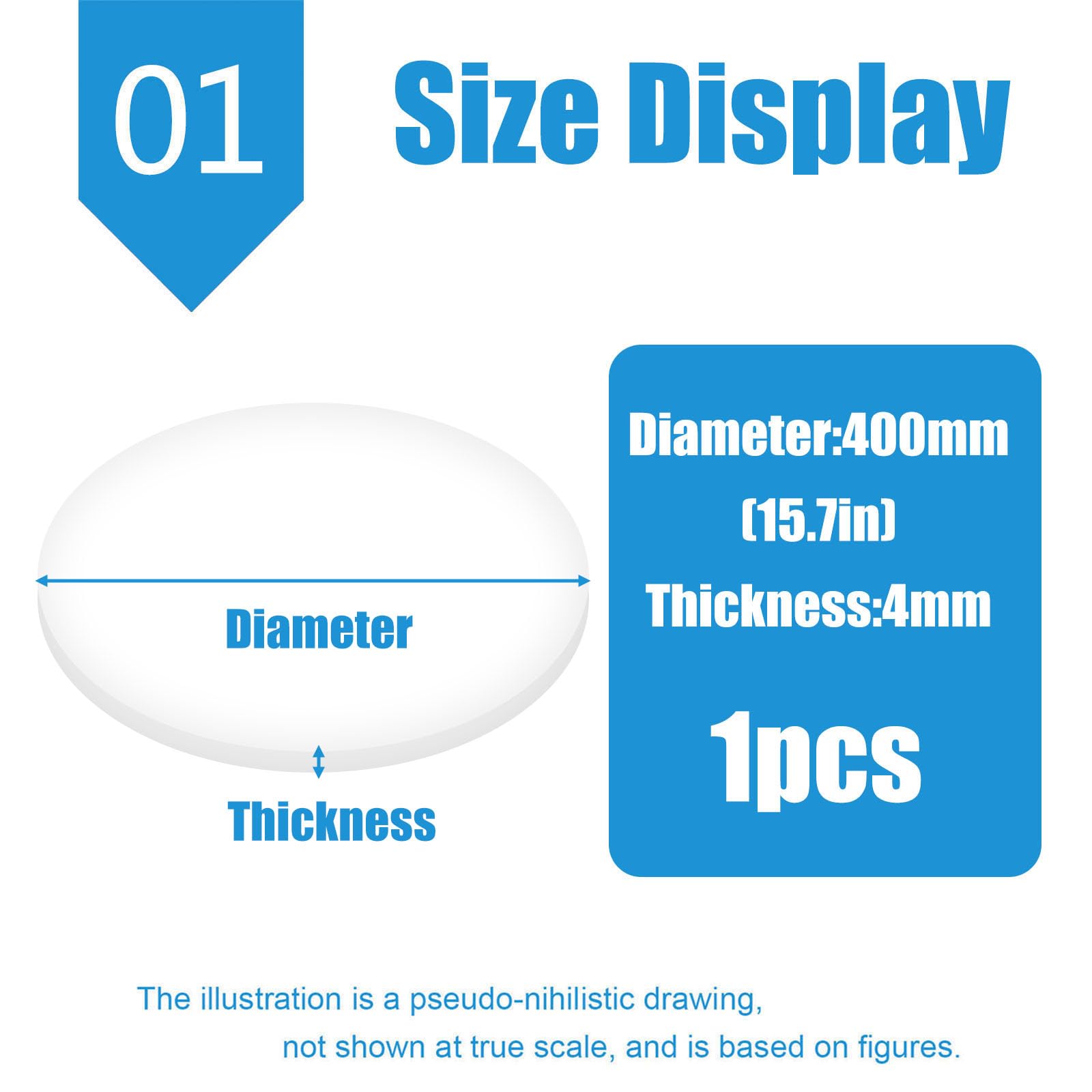 Fogli di Plastica ABS Lastra di Plastica ABS Bianco Girare 4Mm