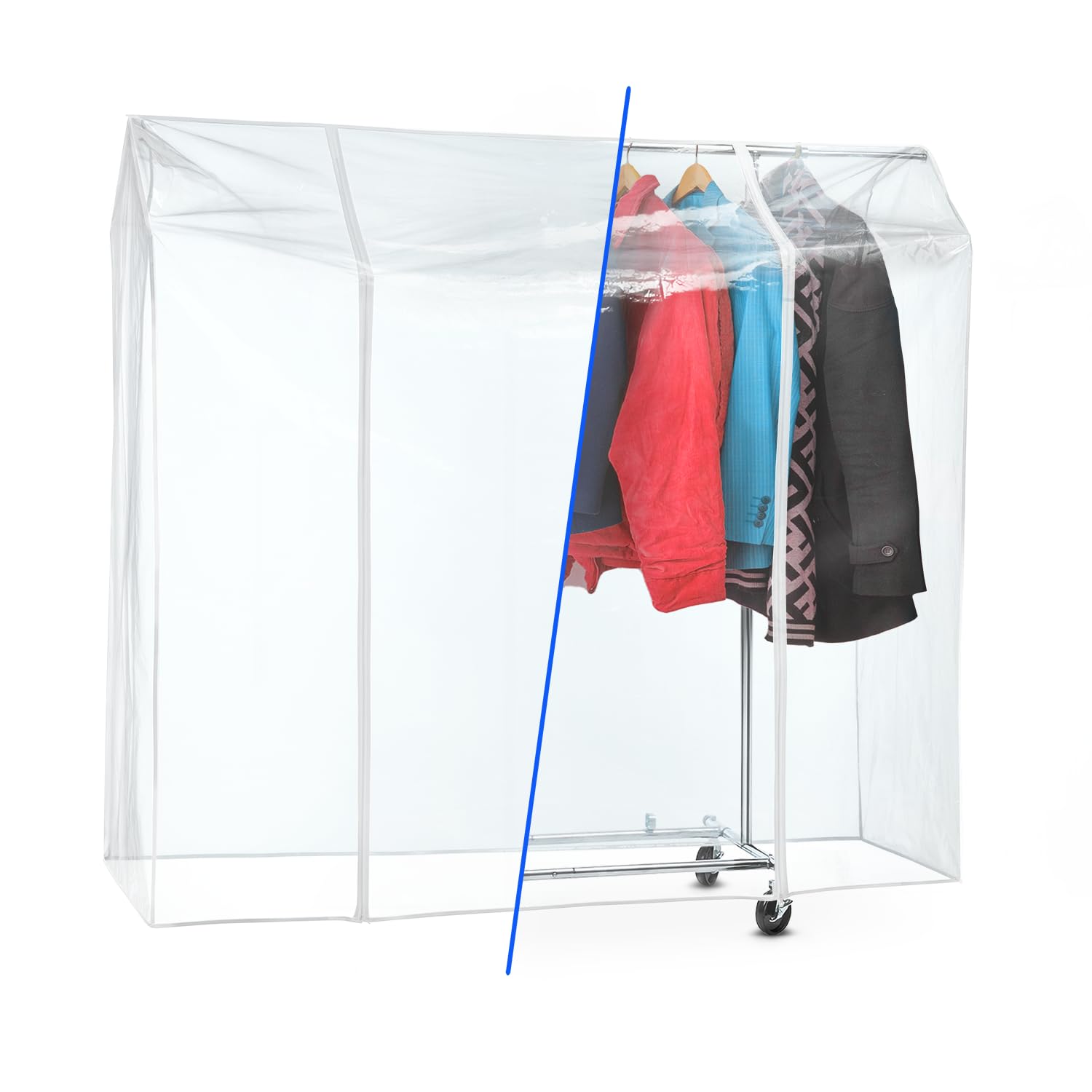 TATKRAFT BIG beschermhoes voor kledingrek, 183 x 60 TATKRAFT BIG beschermhoes voor kledingrek, 183 x 60