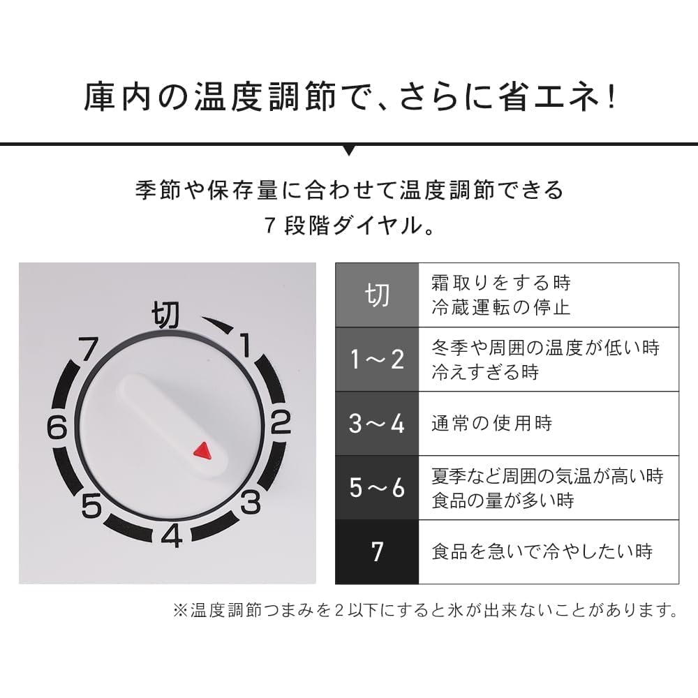 Amazon.co.jp: 冷蔵庫 47L シルバー 幅47cm 直冷式 1ドア 右開き 新