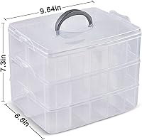 Vista 5 de Estuche Xuerdon compatible con figuras de coleccionista Fisher-Price Little People, organizador de almacenamiento de juguetes para Disney Frozen