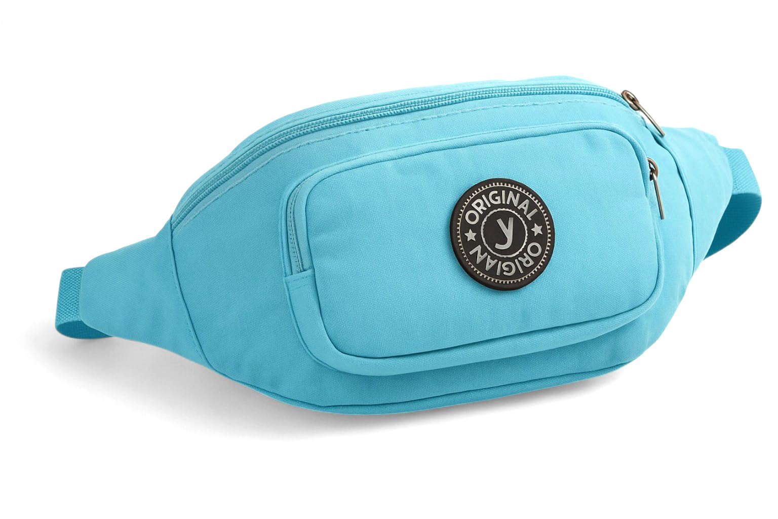 Woodland Leathers Unisex Waist Bag and Bumbag for Women and Men, Multipacket Polyester Bumbags for Ladies Waterproof Belt Bags and Money Bag for Festival, Dog Walking and Running (Blue 04) โ image 1