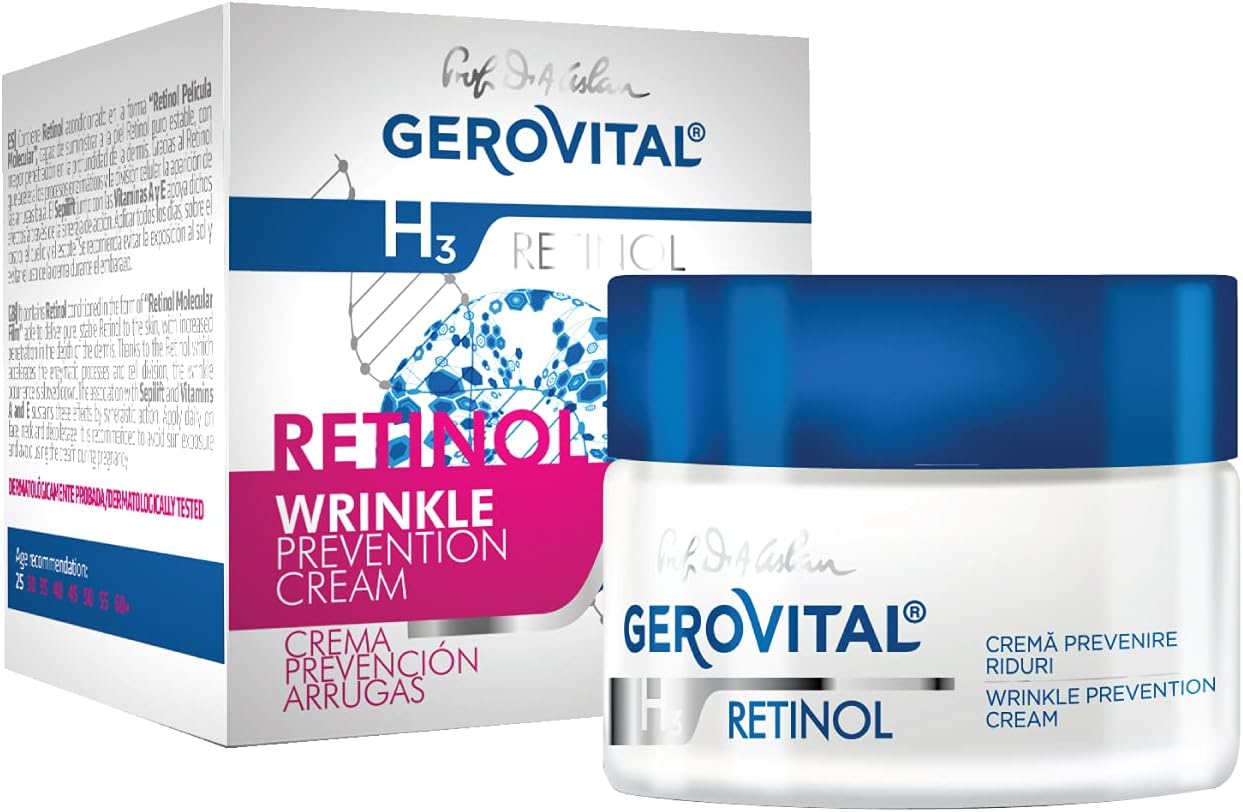 RETINOL Anti Wrinkle Retinol Cream with Vitamin A and Vitamin E, contains Sepilift Complex, Anti Aging Face Moisturizer with Retinol, 50 mL