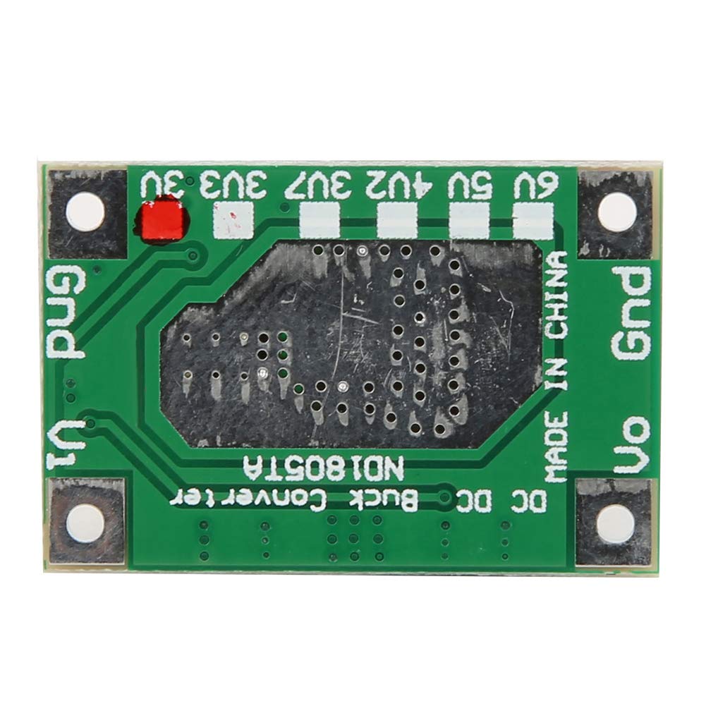 Converter Module, 2Pcs ND1805TA Step Down Module DC to DC High Efficiency Voltage Regulator 5 18V to 3/3./3.7/4.2V/5V/6V, Power Converters (5-18V to)