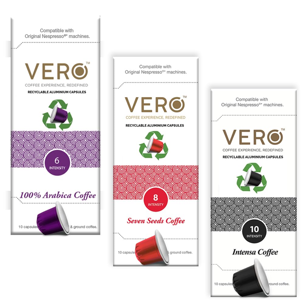 VERO Coffee, "Dark Lovers Choice", Include 30 Capsules, Compatible with All line of Nespresso Pod Machines (B088MC67C6) Amazon Price History, Amazon Price Tracker