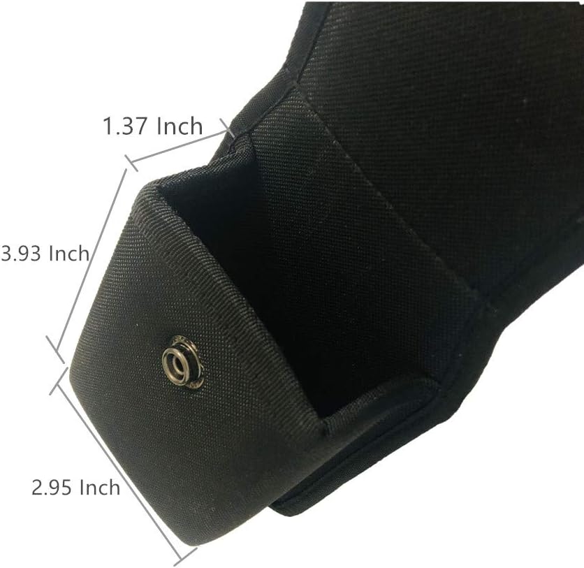 Frее Shірріng оƒƒеr Universal Radio Case Two Way Radio Holder Pouch Walkie Talkies Nylon Holster Accessories Compatible with Motorola MT500, MT1000, MTS2000 Kenwood ICOM and Bigger Models (2 Pack)