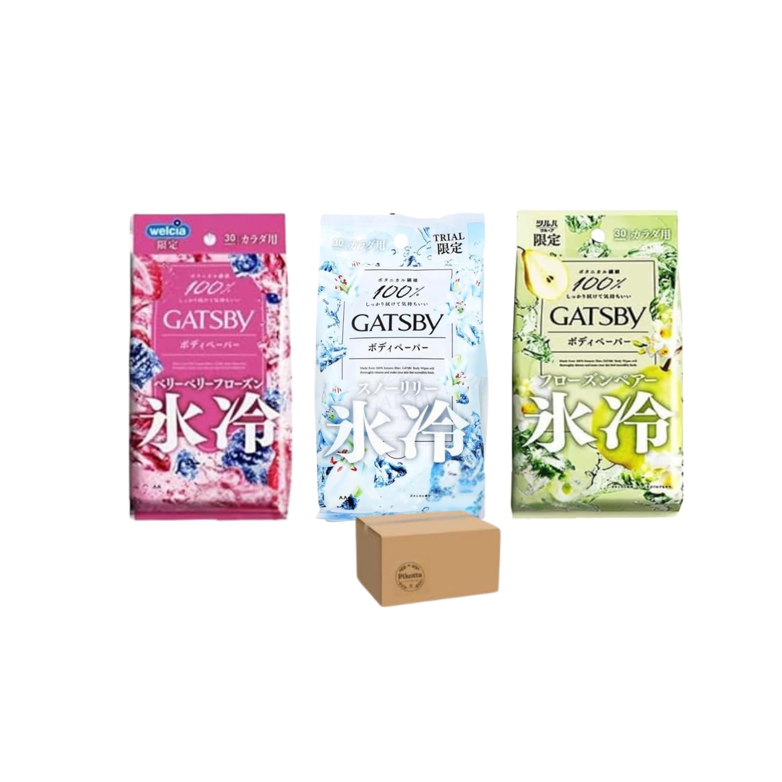 Amazon.co.jp: 【販路限定】Pikotta ギャツビー ボディペーパー 限定3