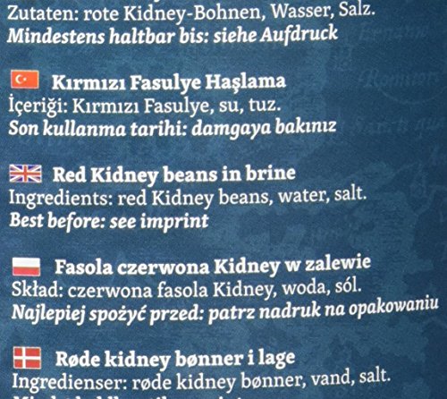 Foto von Doyal Rote Kidney-Bohnen, in Lake vorgekocht, 12er Pack (12 x 800 g)