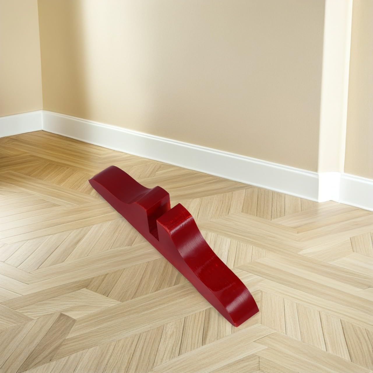 ULTECHNOVO Soporte para Separador de Ambientes de Madera 4 Piezas Diseño Minimalista Estable bajo Consumo de Espacio Adecuado para Oficina y Aula
