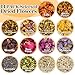 Sukh Dried Herbs Kit - Dried Botanicals Bulk,14 Bags Natural Dry Flowers and Herbs for Soap,Candle,Perfume,Bath Bombs,Resin Jewelry Making Supplies,Fragrance Sachet DIY and Witchcraft