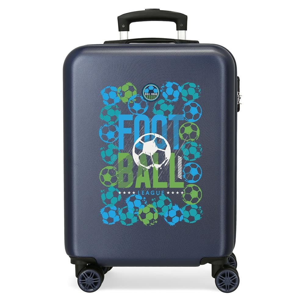 Joumma Roll Road GOL Walizka kabinowa niebieska 38 x 55 x 20 cm sztywny 2 kg zamek szyfrowy z boku ABS 2 kg 35 l bagaż podręczny, Niebieski, Talla única, walizka kabinowa