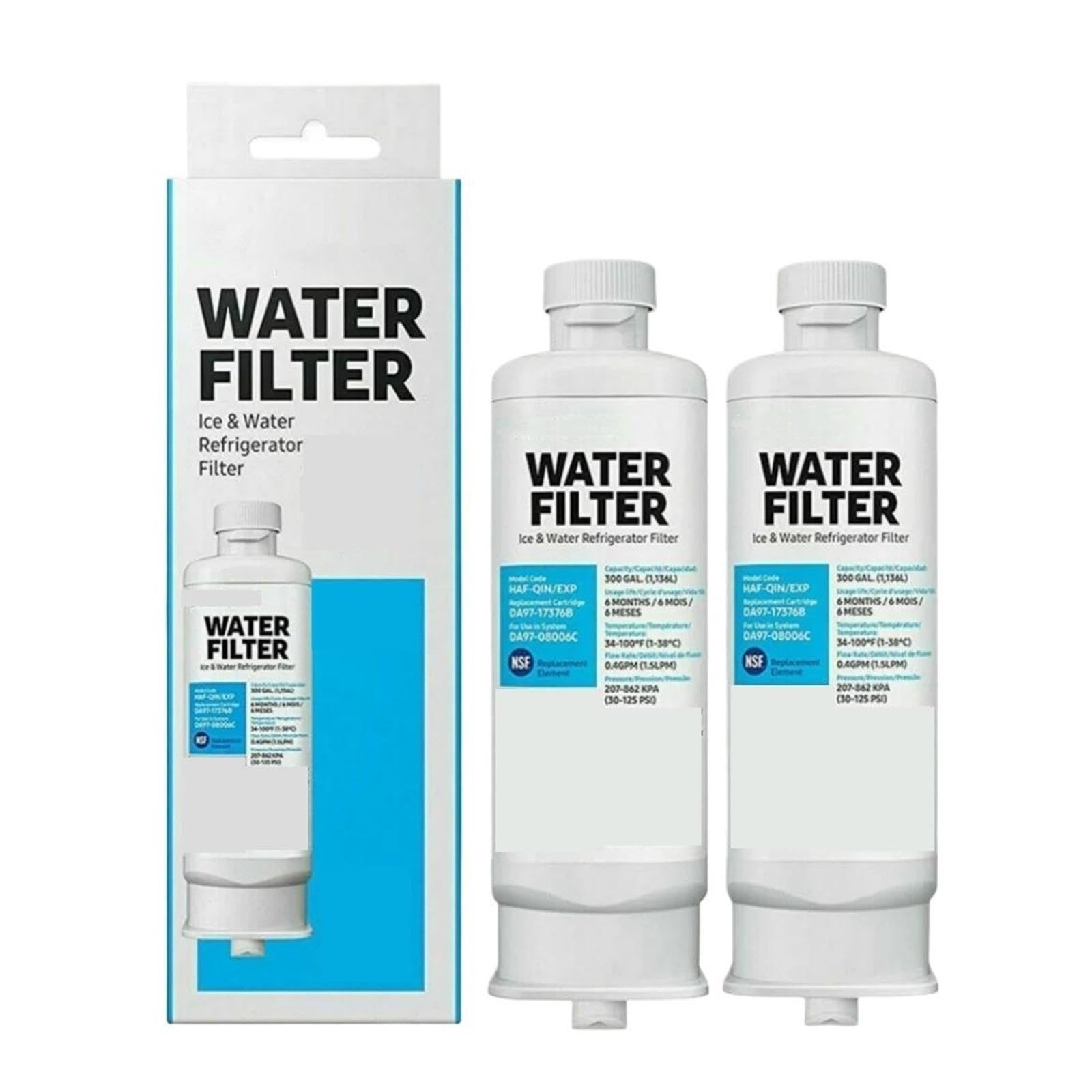 Filtro Dell'acqua Del Frigorifero, DA97-17376B Compatibile Con Samsung