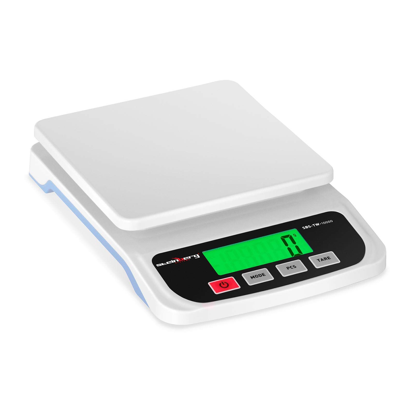 Steinberg Systems SBS-TW-10000 Tischwaage digital Waage bis 10 kg / 1g LCD Display Industriewaage Feinwaage Plattform 151 x 151 mm