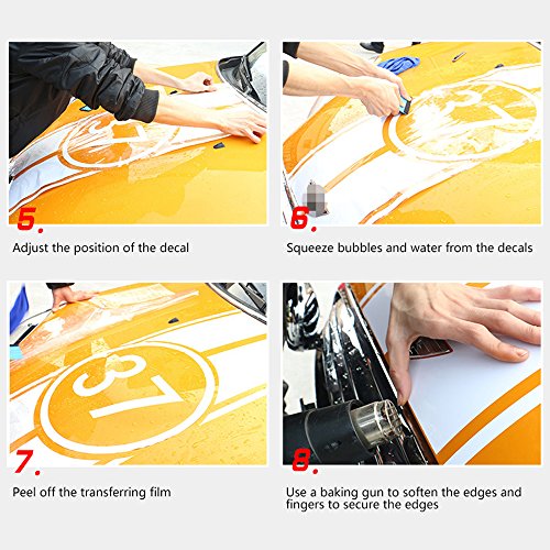 Car Hood Trunk Engine Cover Rear Vinyl Decal Bonnet Stripe Stickers For Mini Cooper F55 2015 2016 F56 2014-2016 (Silver Grey) #TOP4