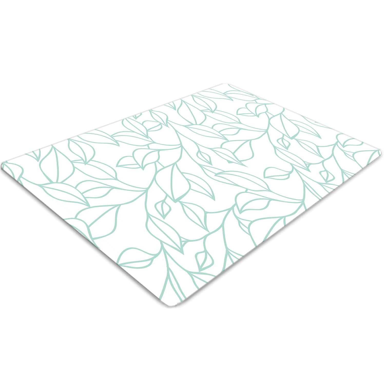 Tapis de chaise protège-sol contre rayures de roulettes PVC 120x90 cm