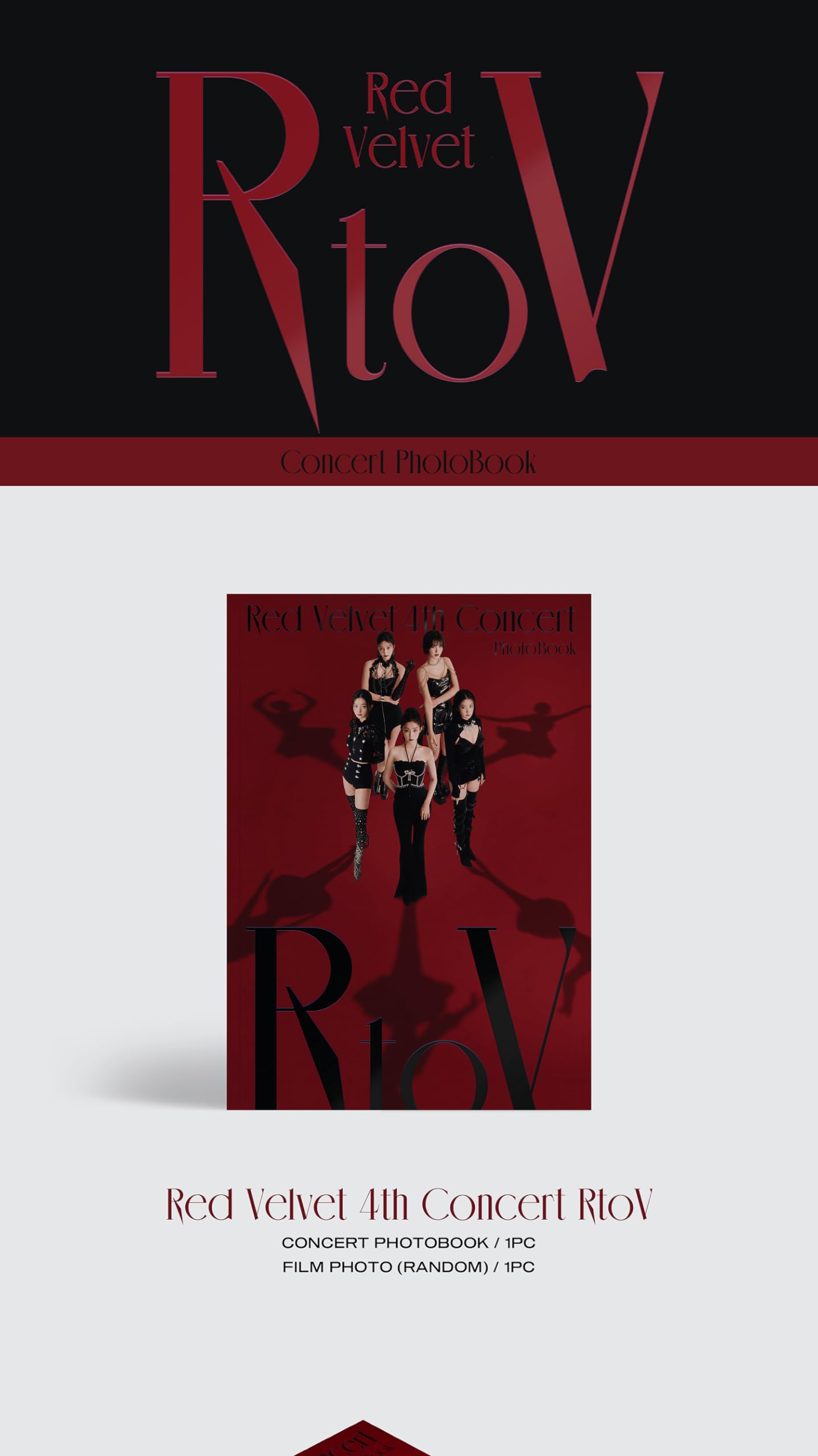 Amazon.co.jp: Red Velvet 4th Concert RtoV R to V Conert PHOTO BOOK