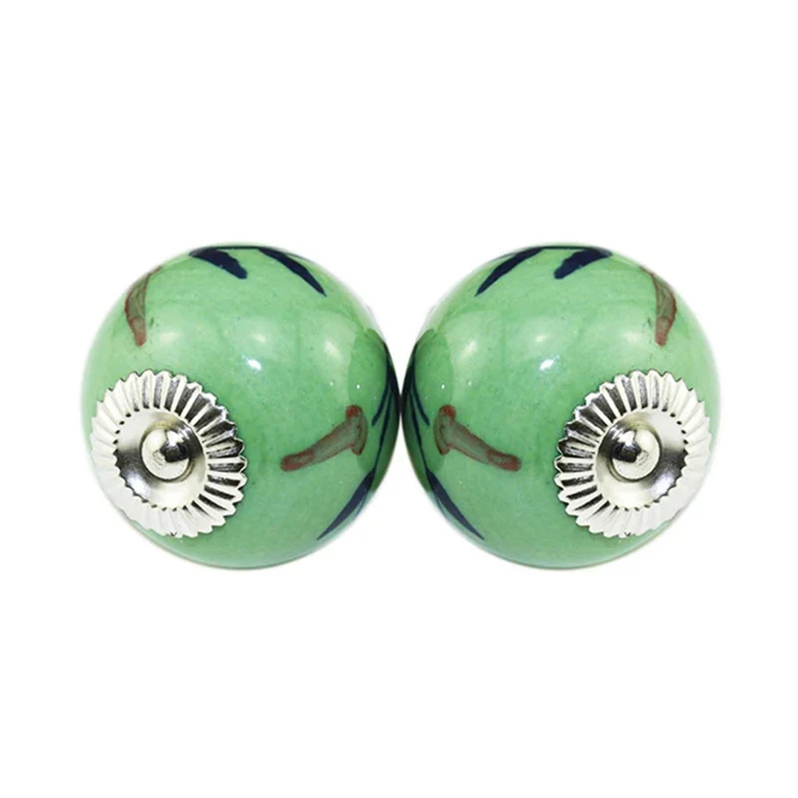 Zyayng Color 2 10Pcs Ceramic Door Drawer Handles Knobs Cabinet Cupboard Pull Dresser Pulls With Screw For Door(Color 2)