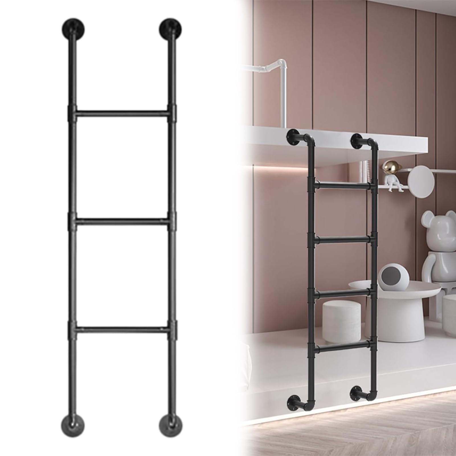 Amazon.co.jp: インテリアロフト二段ベッド用はしご 47インチ/49インチ