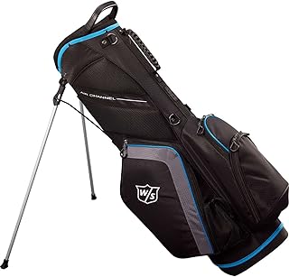 Wilson Staff WS Lite - Bolsa de pie, color negro y azul