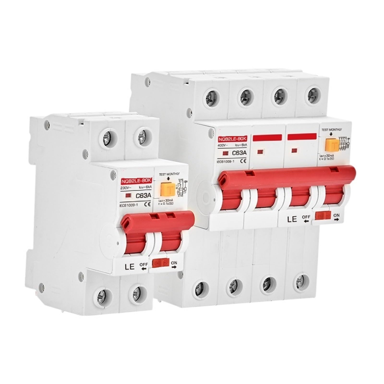 RCBO disjoncteur miniature 2P 20A 230V interrupteur différentiel AC