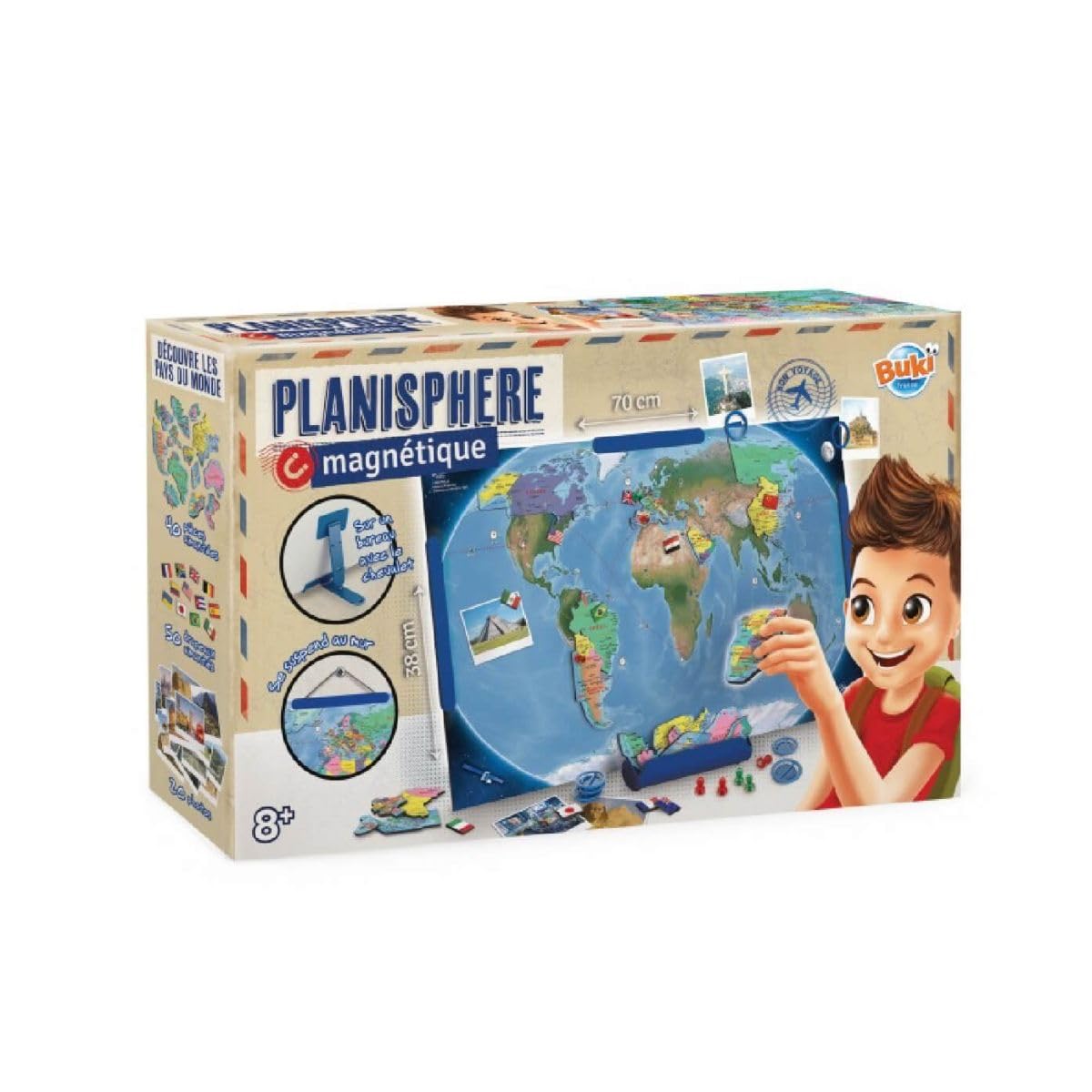 Buki - 7346 - Planisphère magnétique