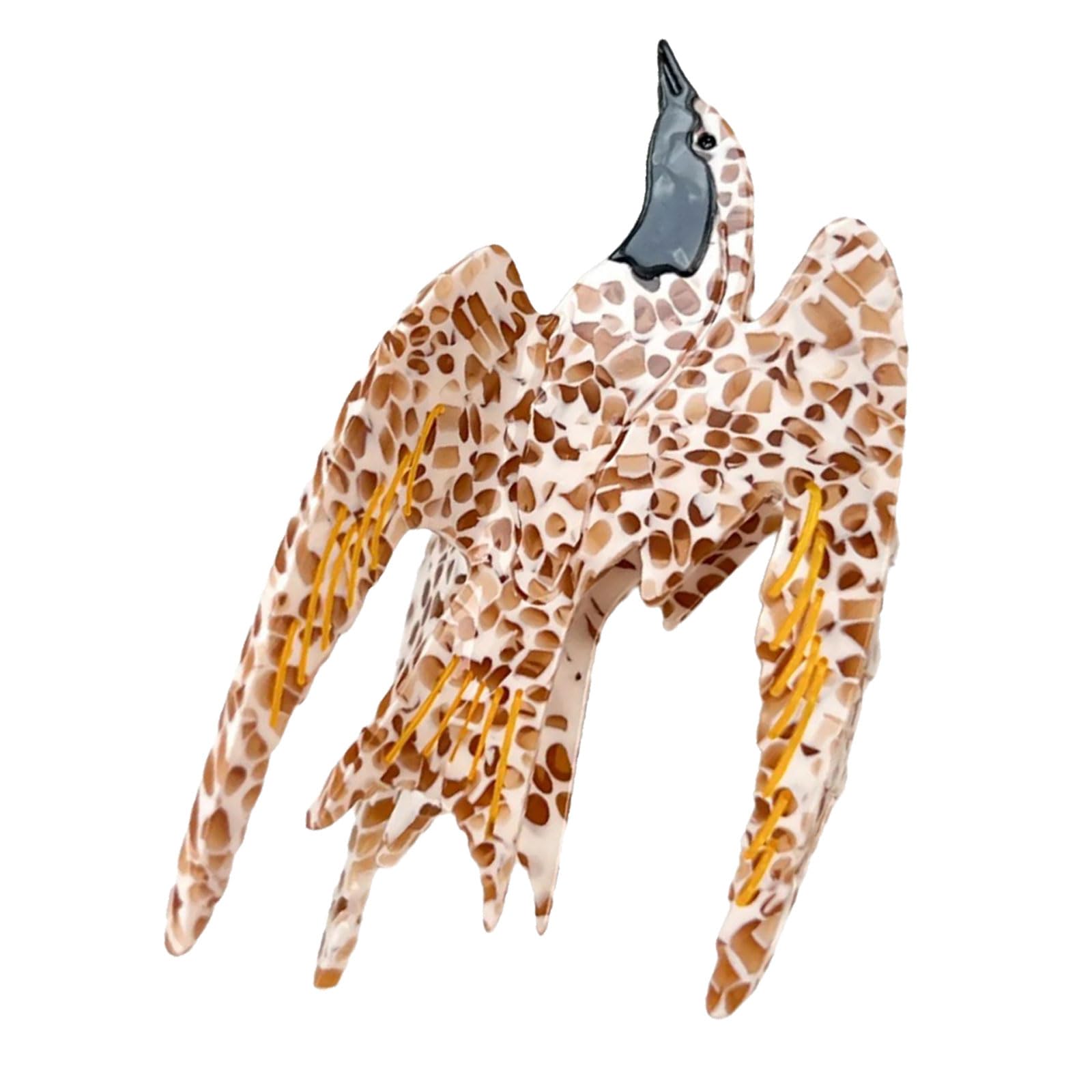 YUXITA Stylish Animal Hair Clip For Women Girls Large Acetate Hairpins With Cartoon For Bun Updos Parties Gifts