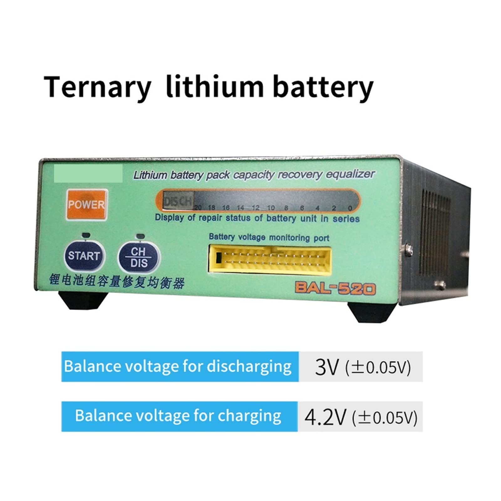 Batterietester, 5-V-Lithiumbatterie Kapazitätswiederherstellung Maschinengleichgewicht Reparaturen Instrument Lithium-Eisen-Phosphat Und Equalizer Ternary Two Types(Ternary battery)
