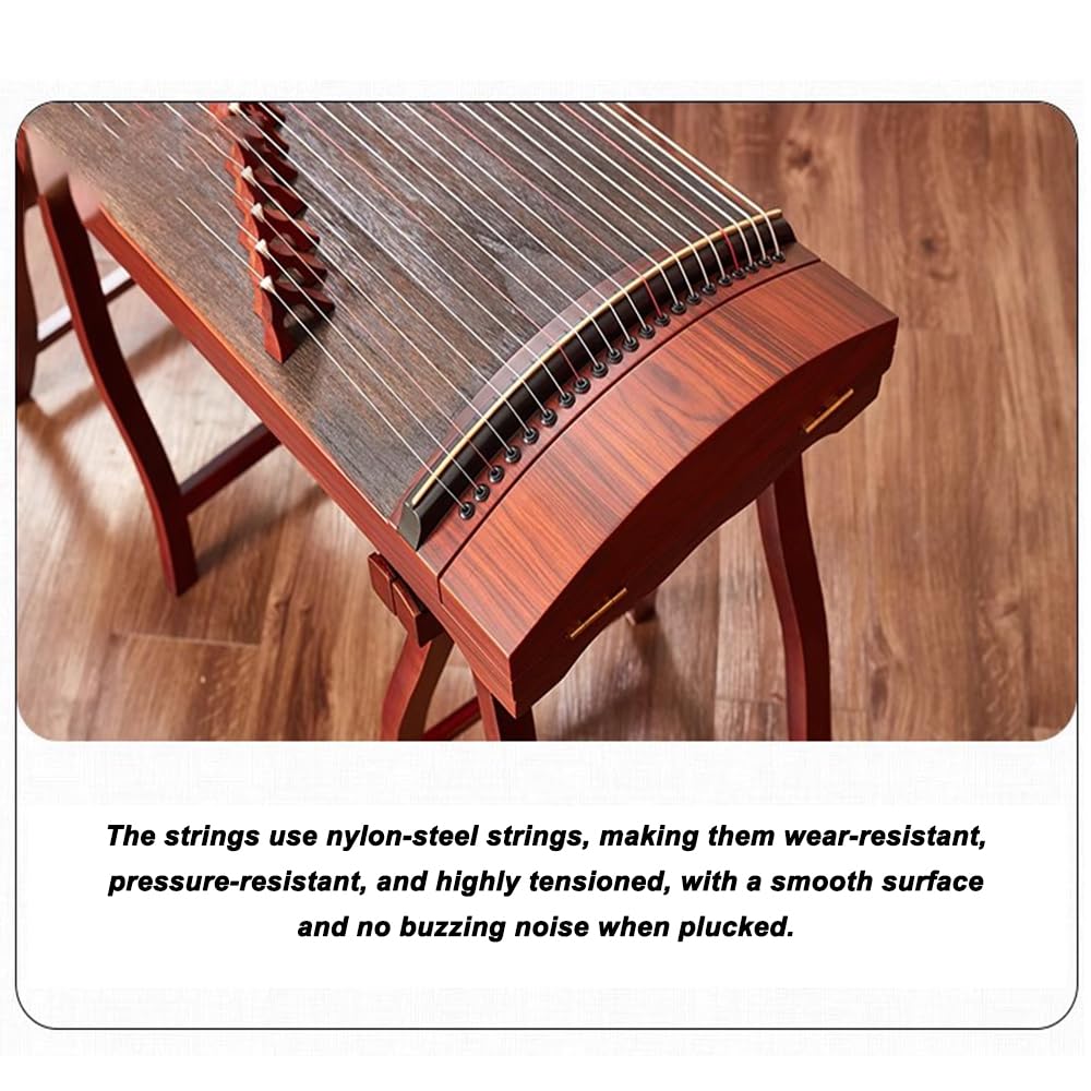 Przenośny Guzheng o długości 100 cm i szerokości 34 cm, odpowiedni dla początkujących, egzaminów i występów