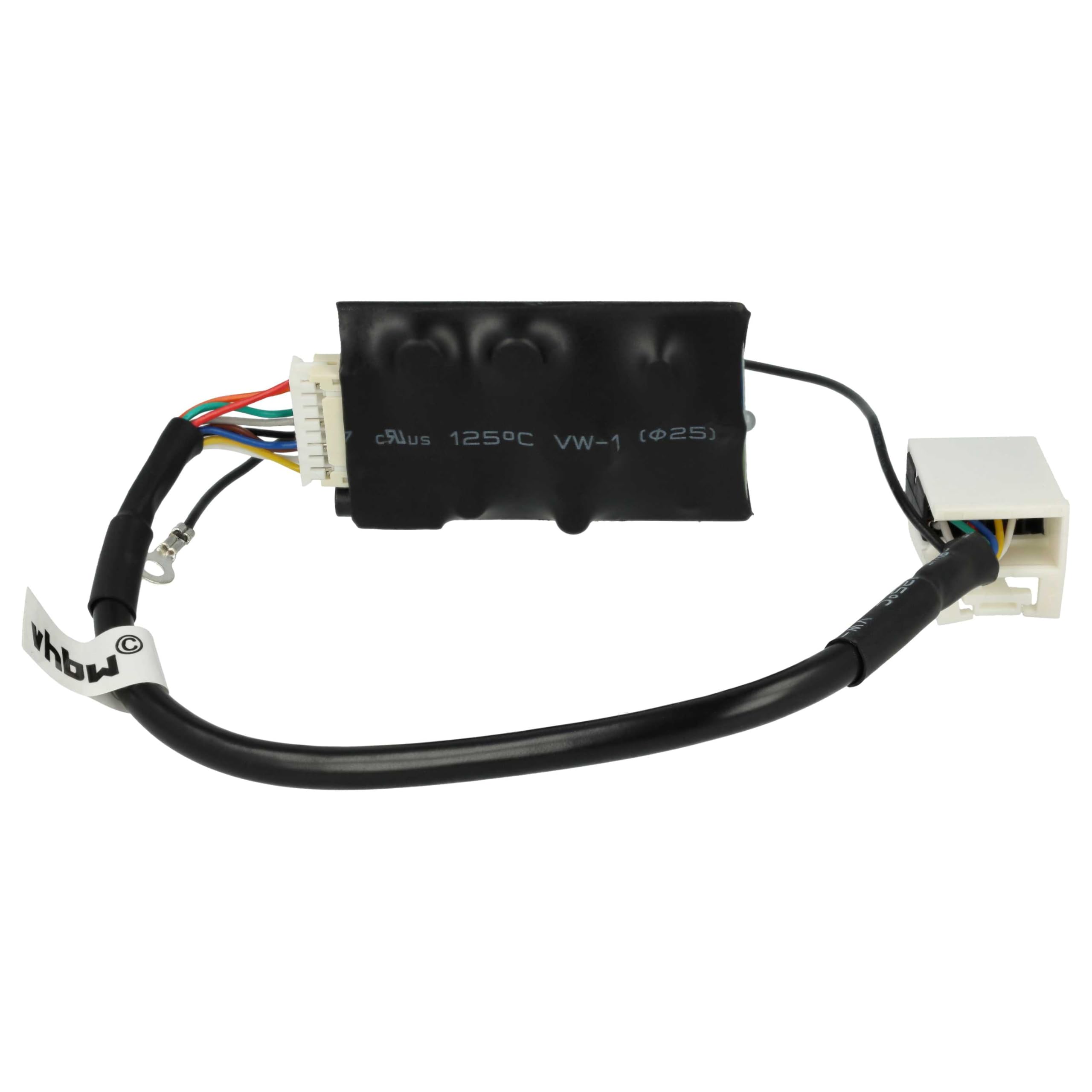 vhbw Adaptador Bluetooth Compatible con Audi A3 2008-2010 Navi RNS-E (sin MMI), Navigation Plus 3 Radio Coche - Incl. micrófono, Cable Jack + Clip
