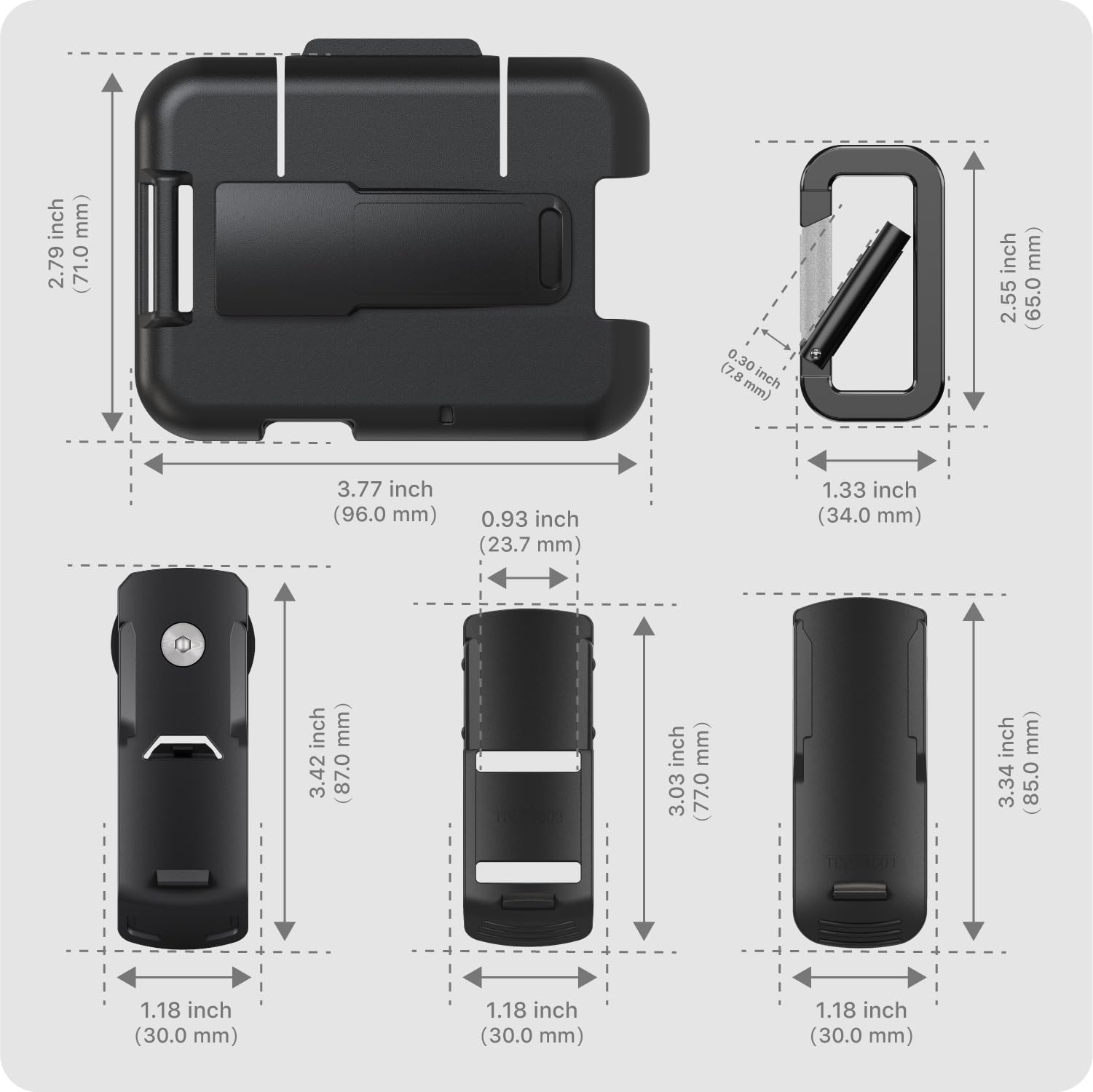 TUSITA Cradle Kit Zubehör Kompatibel mit ZOLEO Satelliten Kommunikator - GPS System Zubehör