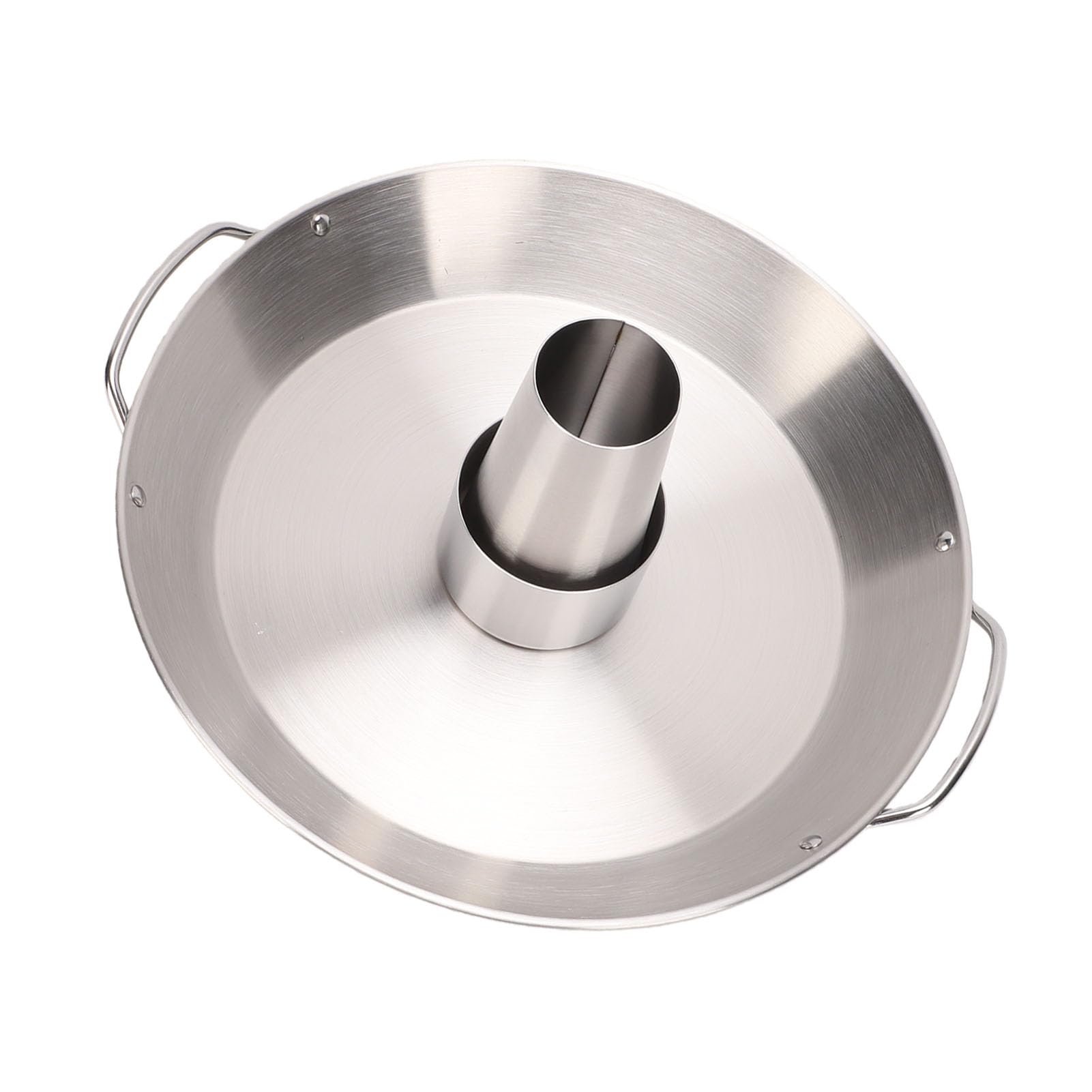 Socobeta Bandeja para Asar Pollo con Lata de Cerveza, Acero Inoxidable Duradero, Soporte Desmontable para Barbacoa Al Aire Libre, 1 Unidad