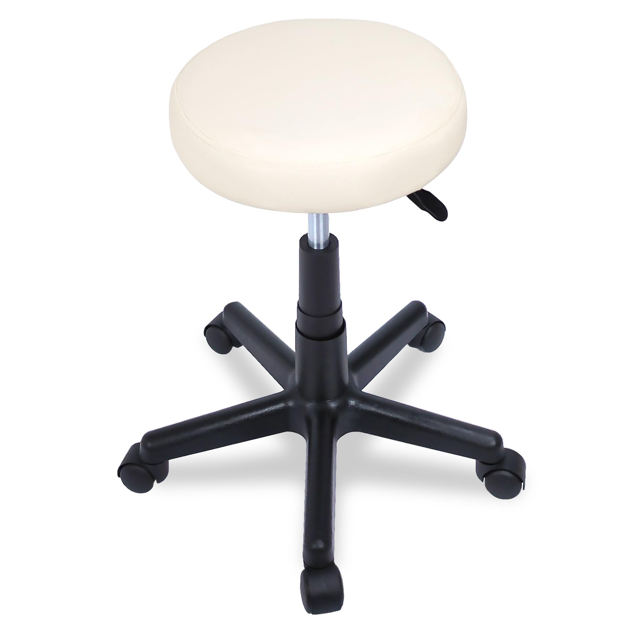BELTOM® Camilla DE Masaje 3 Zonas PORTATIL + Taburete + Bolsa X Mesa Cama Banco Plegable - Crema