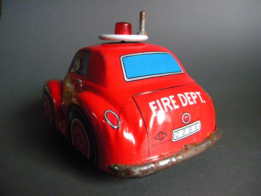 Amazon.co.jp: 当時物 FIRE CHIEF コミック消防車 フリクション 作動