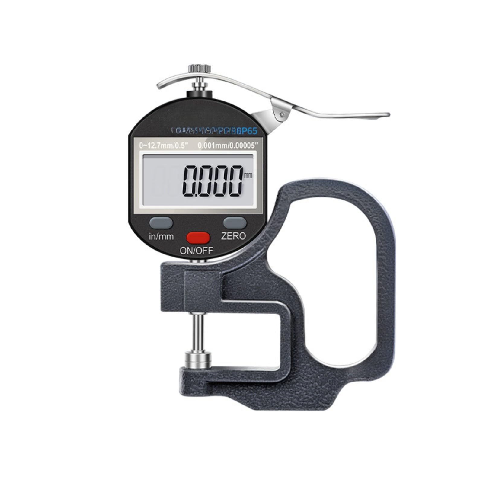 Spessimetro digitale, 0-25.4 mm(0-12.7mm 1-Chip/Deep Throat/Flat Tip)