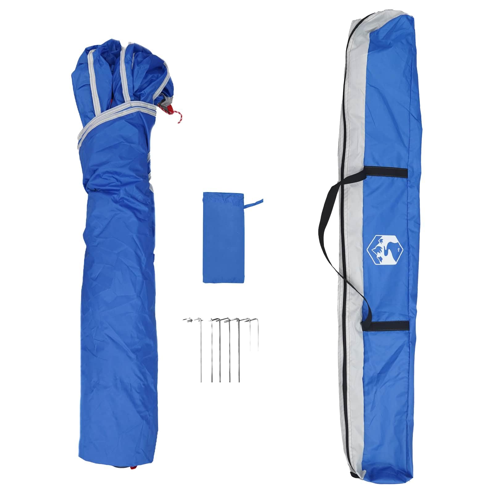 Tienda de campaña instantánea moderna para 4 personas con marco de acero resistente, práctico kit de camping que incluye cuerdas tensoras y estacas