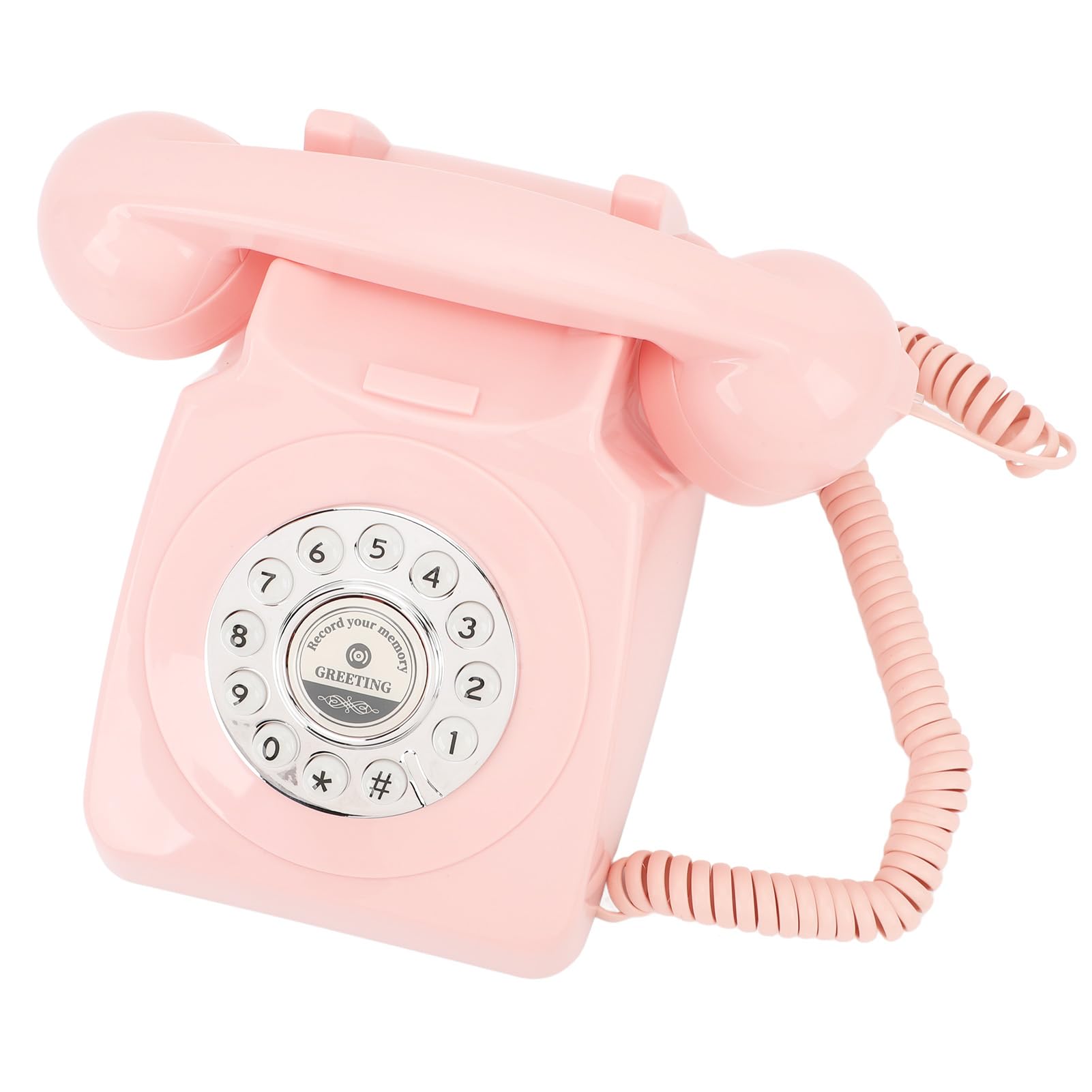 Księga Gości Audio do Telefonu, Wszechstronna pamięć 8 GB, Wygodna Księga Gości Audio na imprezę (Różowy)