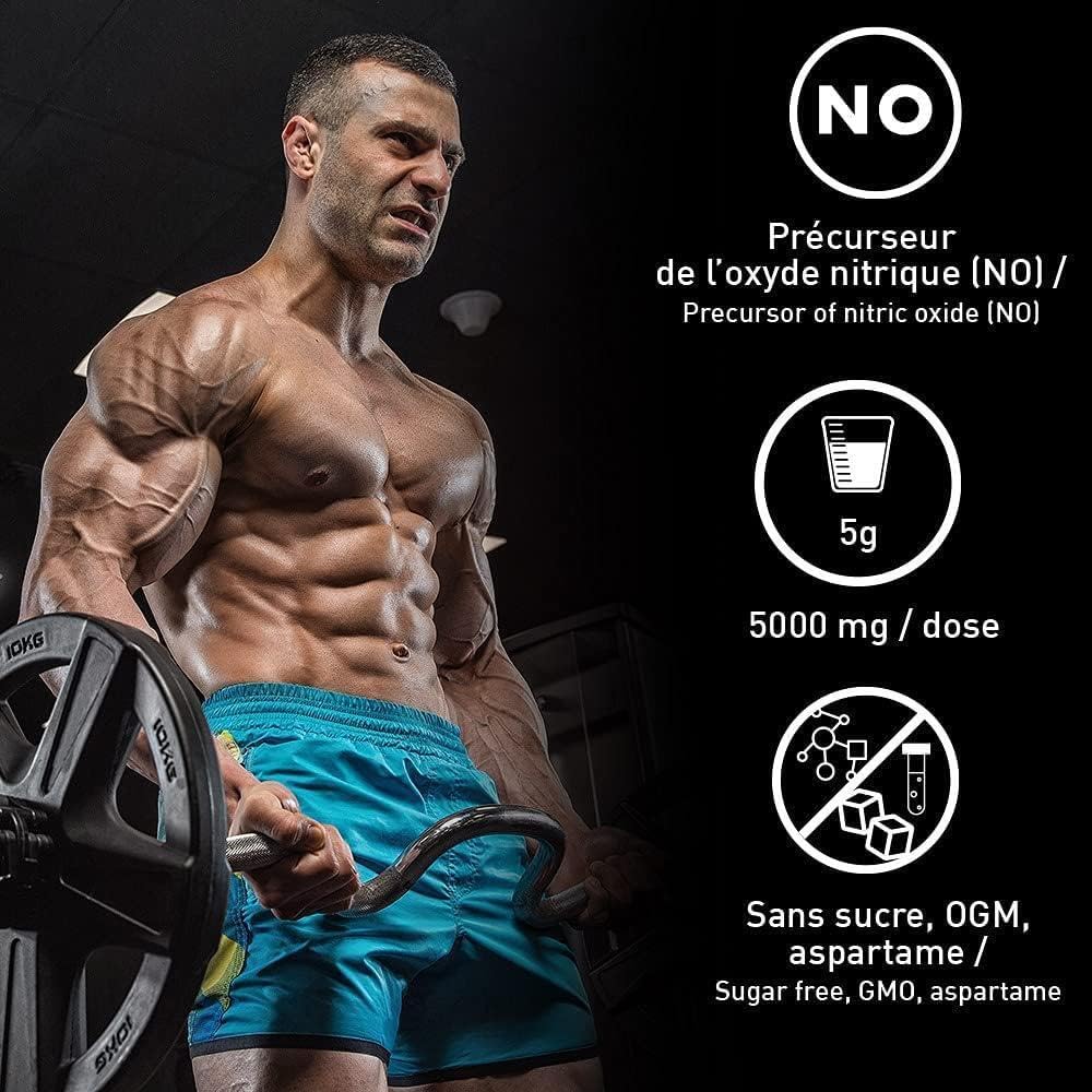 L-ARGININE PRO ZERO - L Arginine Musculation Vegan liquide 500 ml - L-Arginine 100% pure, efforts intenses et récupération - Laboratoire Français Eric Favre - Fruits Rouges