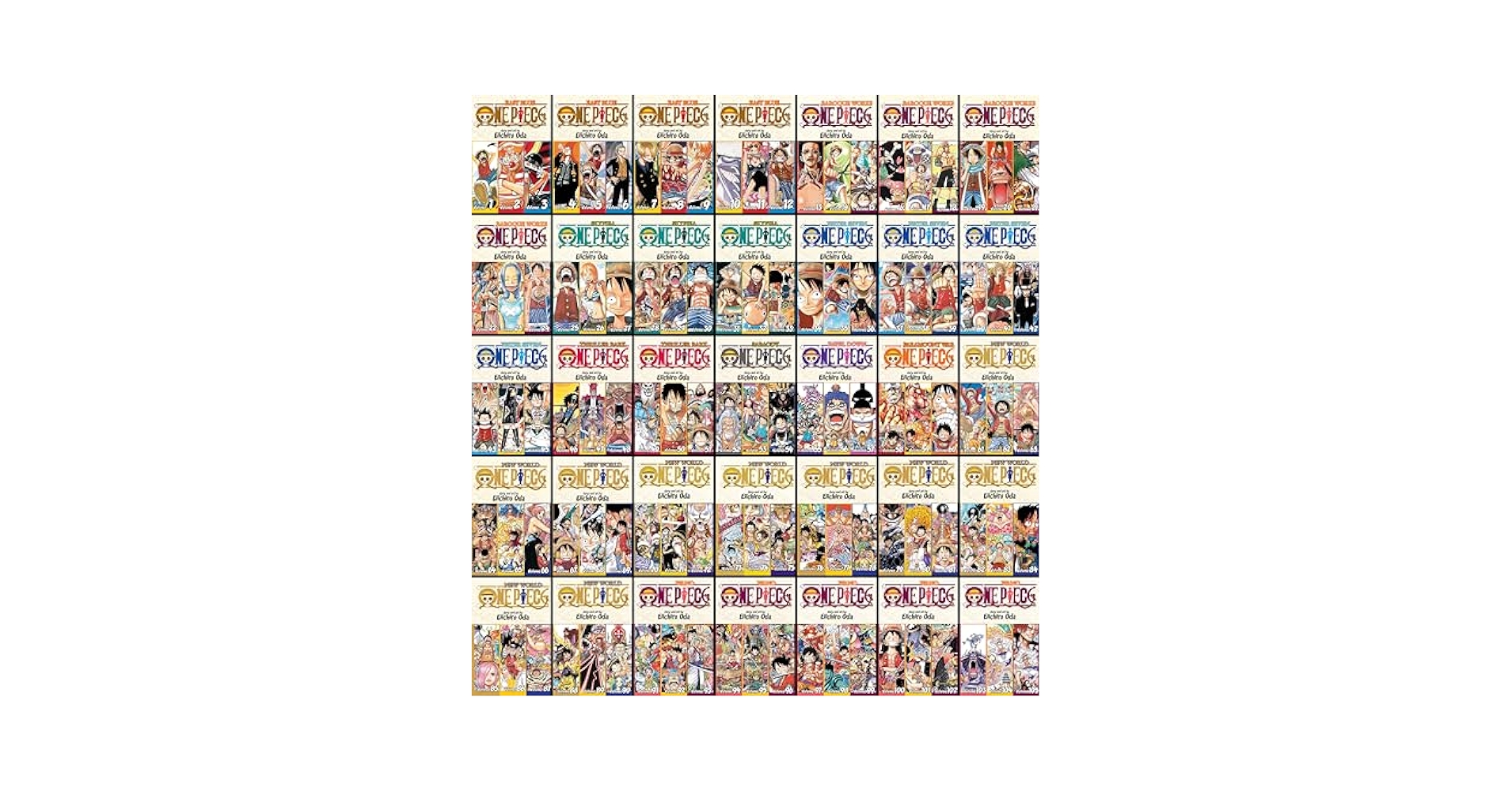 集英社 - ワンピース 全巻＋別冊多数 One Piece Omnibus Series Set (35 Books), Complete Manga