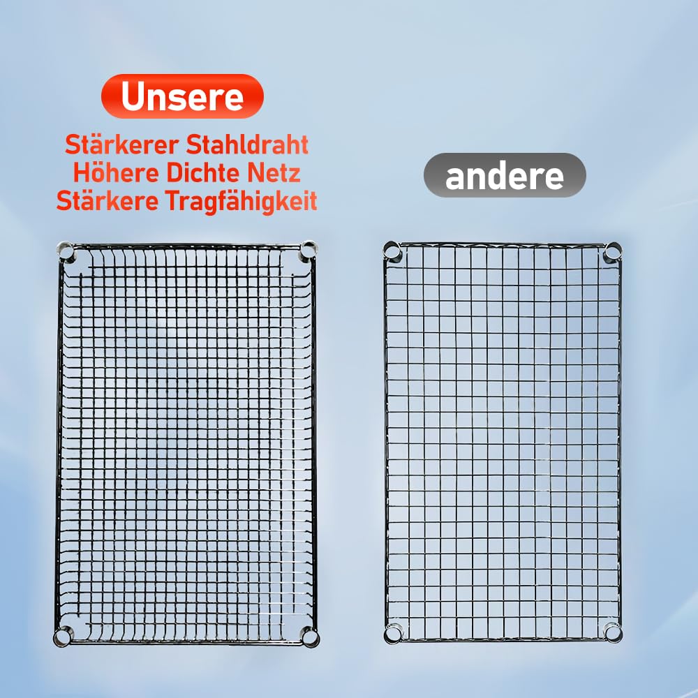 BPT Servierwagen mit Rollen, 3 böden Teewagen, Hotelrestaurant-Küchenwagen (Silber-(500KG))