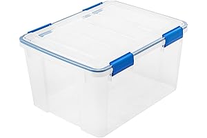 IRIS USA 40 Quart Storage Bin with Gasket Seal and Lid