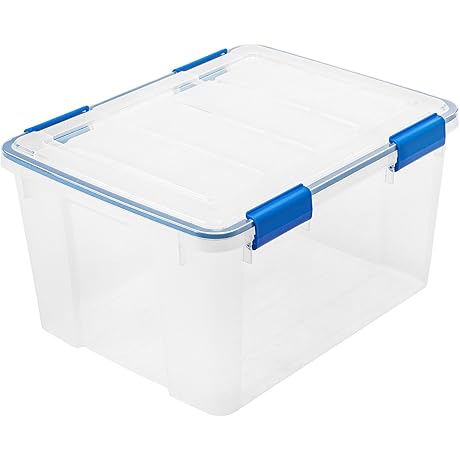 IRIS USA 40 Quart Storage Bin with Gasket Seal and Lid