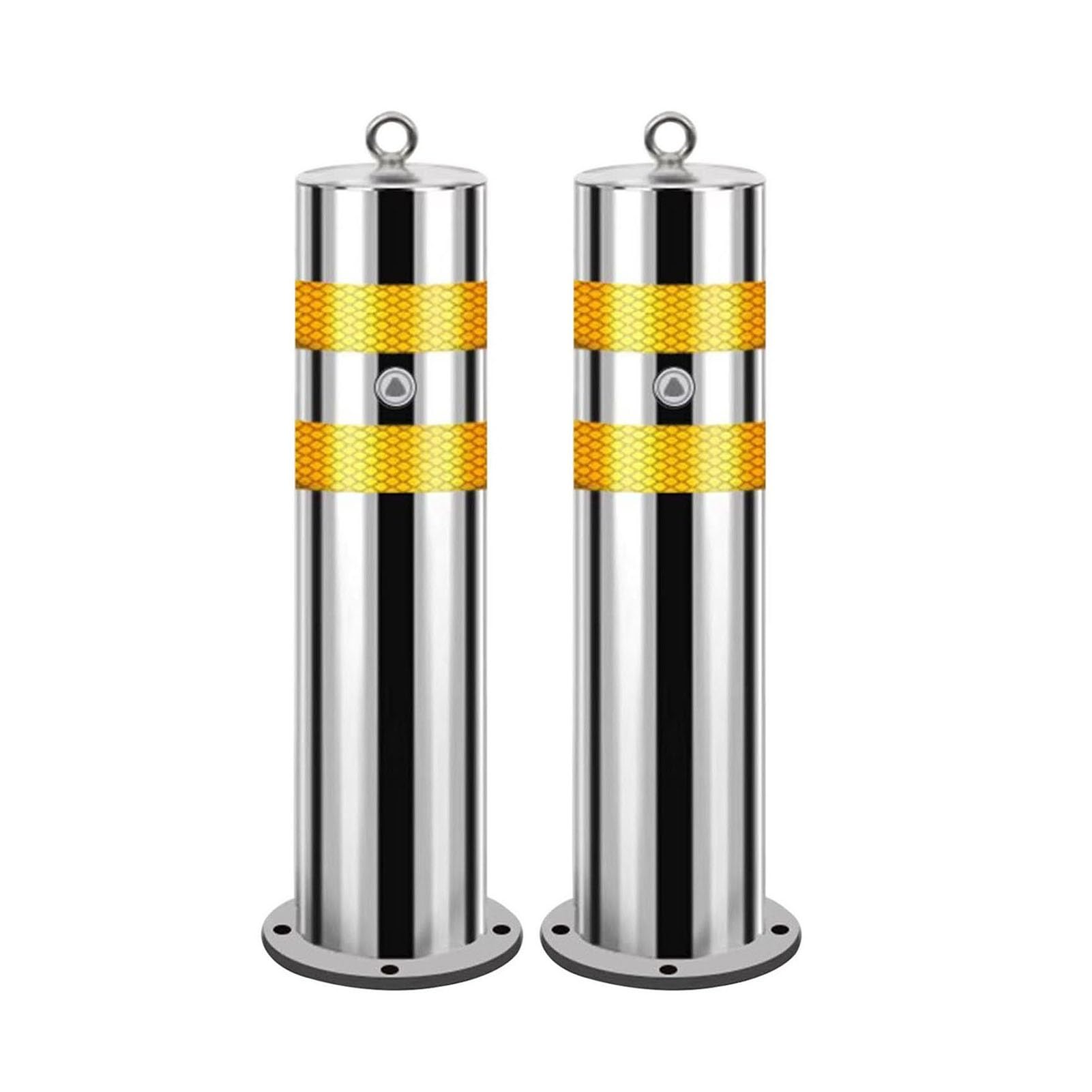 YNBSHGAA Removable Traffic Control Bollards, High-Visibility Safety Posts for Indoor and Outdoor Parking Lots and Driveways,23.7x4.5in